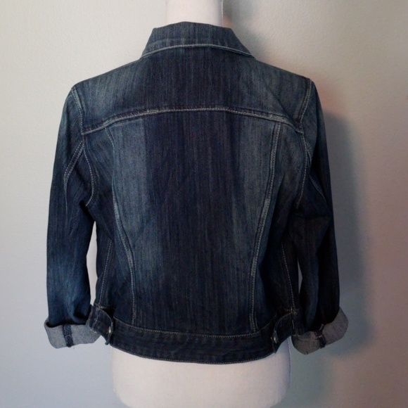 Almost Famous Dark Wash Denim Jean Jacket - Picture 3 of 5